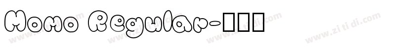 Momo Regular字体转换